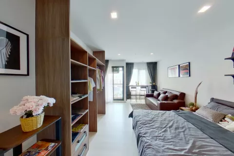 Studio dans le Condo à Pathum Wan, Bangkok, Thaïlande  № 139055 - photo 1