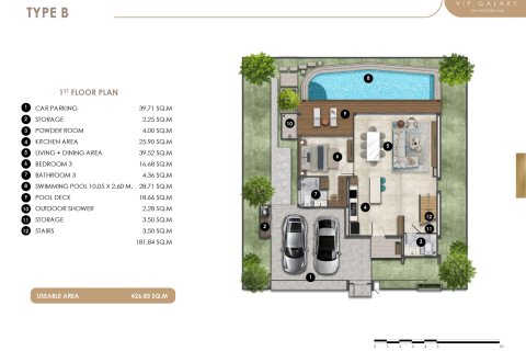 Villa in Rawai, Thailand 3 Schlafzimmer № 222598 - Foto 14
