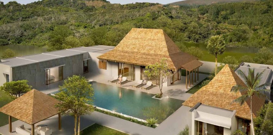 Villa sur Layan Beach, Thaïlande 4 chambres № 166533