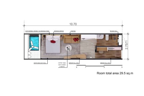 Appartement à Pattaya, Thaïlande 1 chambre № 166535 - photo 19