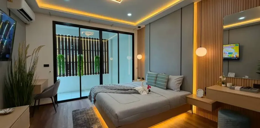 Estudio en el condominio en Pattaya, Tailandia № 212159