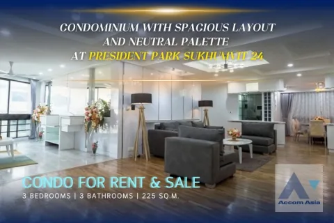Condominio de 3 dormitorios en Khlong Toei, Bangkok, Tailandia № 216148