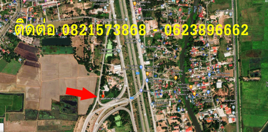 Terrain à Phra Nakhon Si Ayutthaya, Thaïlande 1552 m2 № 173659