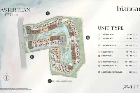 อพาร์ตเมนต์ในภูเก็ต, ประเทศไทย 2 ห้องนอน № 209968 - รูปถ่าย 10