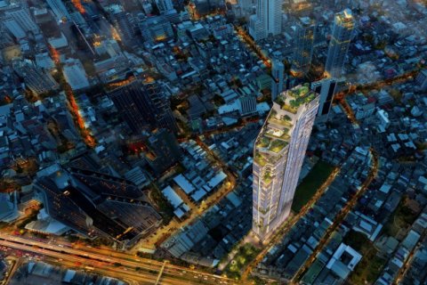 Квартира в Бангкоке, Таиланд с 1 спальней  № 153906 - фото 3