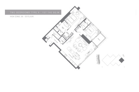 Condo à Bangkok, Thaïlande, 2 chambres  № 166929 - photo 8