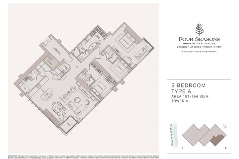 Condo à Bangkok, Thaïlande, 3 chambres  № 166927 - photo 10