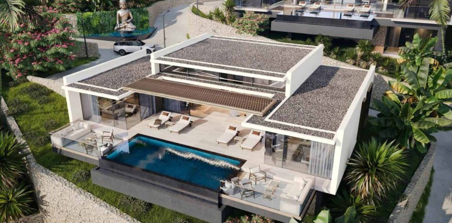 Villa à Koh Pha Ngan, Thaïlande 3 chambres № 166175