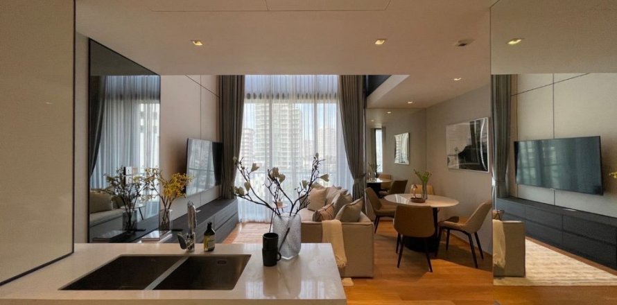 Condo à Bangkok, Thaïlande, 2 chambres  № 133720