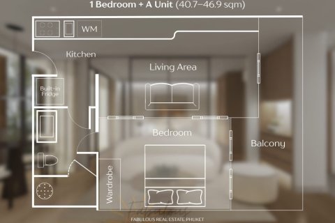 Condo on Nai Yang, Thailand, 1 bedroom № 179239 - photo 18