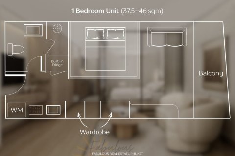Condo on Nai Yang, Thailand, 1 bedroom № 179239 - photo 19