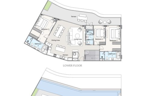 Penthouse à Bang Tao, Thaïlande 3 chambres № 170106 - photo 11