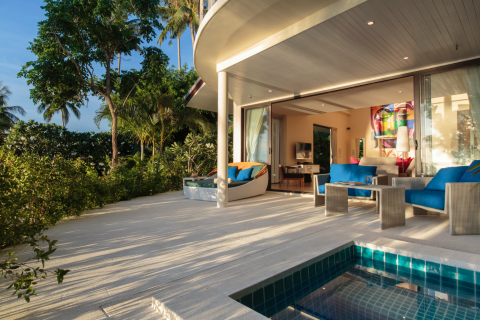 Вилла в Самуи, Таиланд с 3 спальнями  № 150354 - фото 4