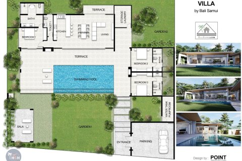 Villa in Ko Samui, Thailand 3 bedrooms № 180180 - photo 14