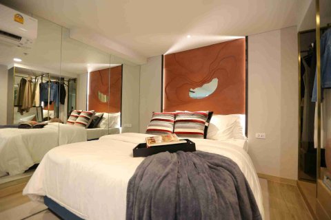 Студия в кондо в Бангкоке, Таиланд № 183778 - фото 4