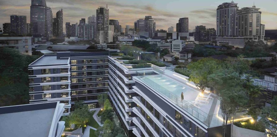Condo à Bangkok, Thaïlande, 1 chambre № 183780
