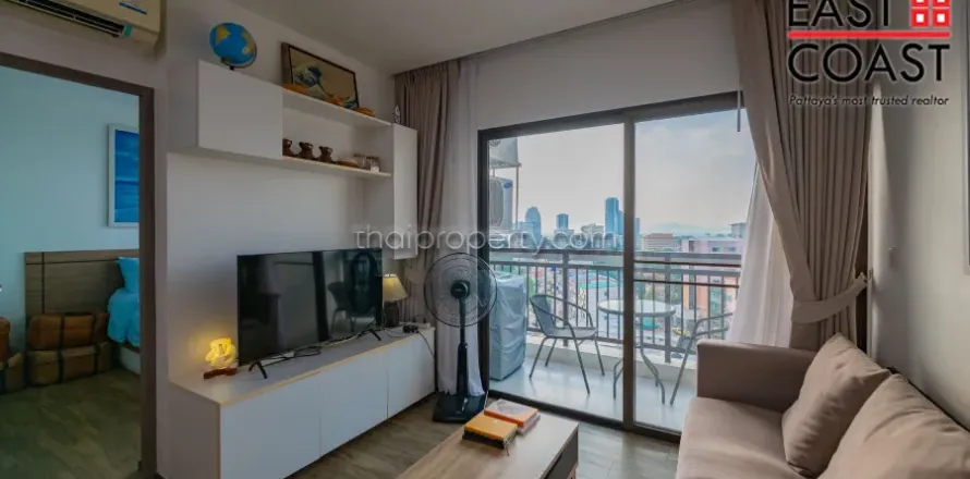 Condominio de 1 dormitorio en Pattaya, Tailandia № 213094