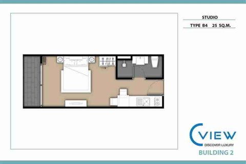 Studio in the Condo in Pattaya, Thailand № 208939 - photo 7