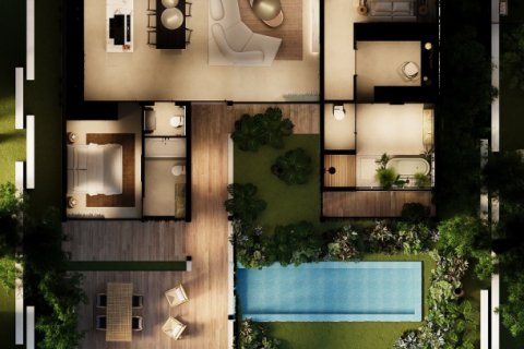 Villa in Koh Pha Ngan, Thailand 3 Schlafzimmer № 222731 - Foto 24