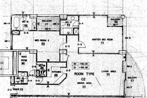 Кондоминиум с 2 спальнями в Ваттхане, Бангкок, Таиланд № 137049 - фото 4