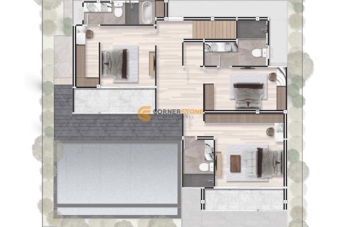 Studio on Jomtien Beach, Pattaya, Thailand № 154568 - photo 5