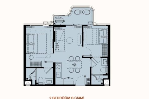 Condo in Phuket, Thailand, 2 bedrooms № 156360