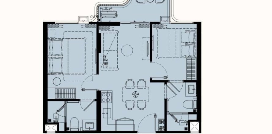 Condo in Phuket, Thailand, 2 bedrooms № 156360