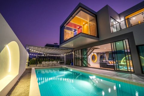 Вилла в Хуа Хине, Таиланд с 4 спальнями  № 156358 - фото 3