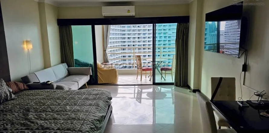 Estudio en el condominio en Jomtien Beach, Pattaya, Tailandia № 212299