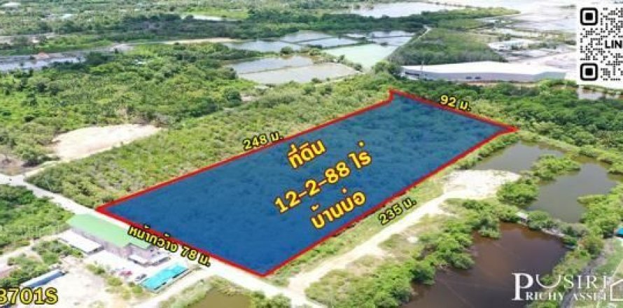 Land in Samut Sakhon, Thailand 19200 sq.m. № 163224