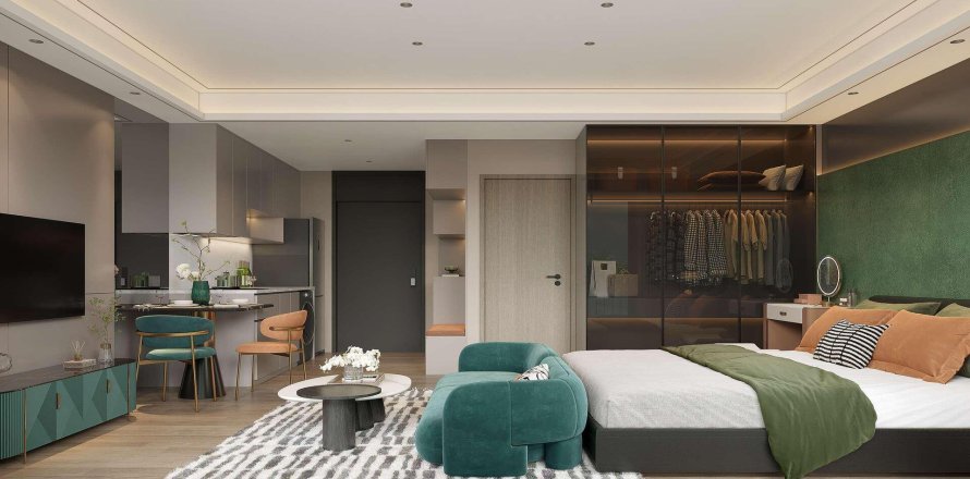 Condo à Rawai, Thaïlande, 1 chambre à Fantasea Condo Rawai  № 146354