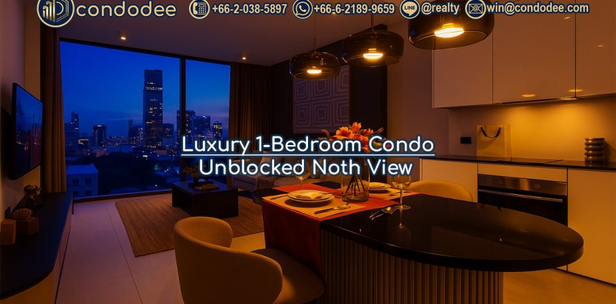 Condo à Bang Rak, Bangkok, Thaïlande, 1 chambre № 201229