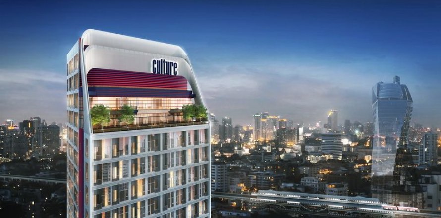 Studio dans le Condo à Watthana, Bangkok, Thaïlande  № 135728