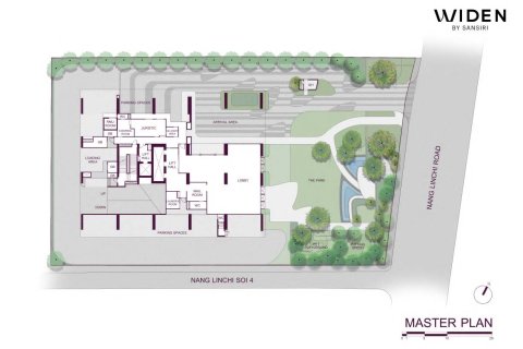 Кондоминиум с 2 спальнями в Бангкоке, Таиланд № 170233 - фото 18