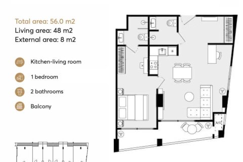 Eigentumswohnung in Rawai, Thailand, 1 Schlafzimmer № 222371 - Foto 14