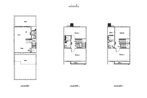 Таунхаус в Правете, Бангкок, Таиланд с 3 спальнями  № 164088 - фото 3