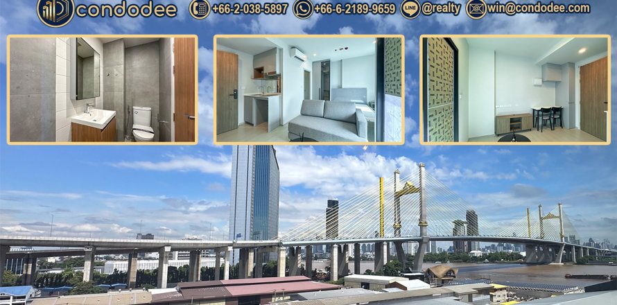 คอนโดมิเนียมในราษฎร์บูรณะ, กรุงเทพฯ, ประเทศไทย, 1 ห้องนอน № 205729