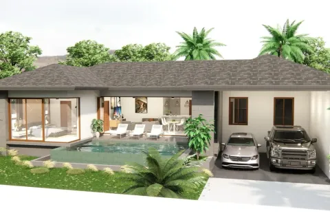 Вилла в Самуи, Таиланд с 3 спальнями  № 149208 - фото 2