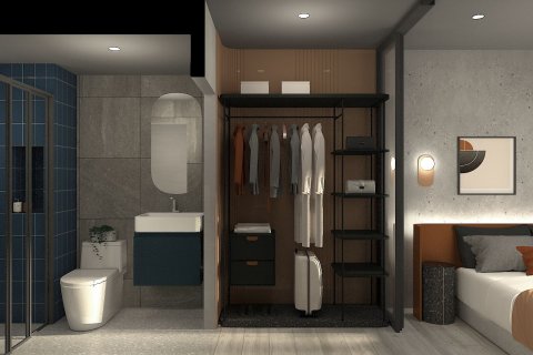 Кондоминиум с 2 спальнями в Дин Даенге, Бангкок, Таиланд № 149209 - фото 5