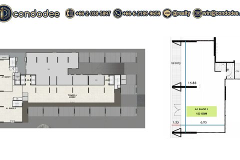 Propriété commerciale à Din Daeng, Bangkok, Thaïlande 123 m2 № 201314 - photo 3