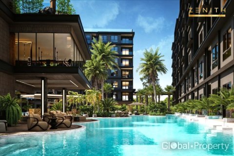 Condo à Pattaya, Thaïlande, 1 chambre  № 205434 - photo 4