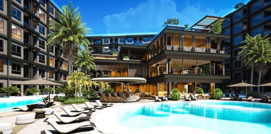 Condo à Pattaya, Thaïlande, 1 chambre  № 205434