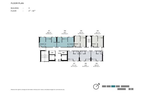 Condo in Bangkok, Thailand, 1 bedroom № 203673 - photo 22