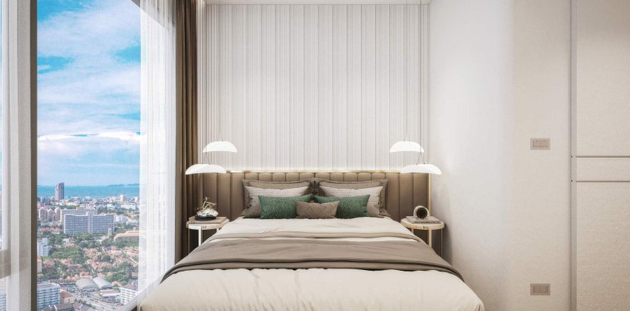 Appartement à Seaspire Jomtien, Pattaya, Thaïlande 2 chambres № 164887