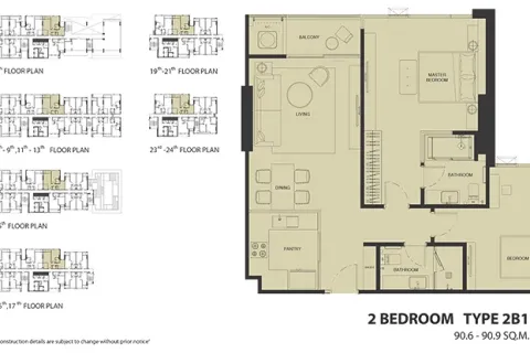 Eigentumswohnung in Khlong Toei, Bangkok, Thailand, 2 Schlafzimmer № 217606 - Foto 24
