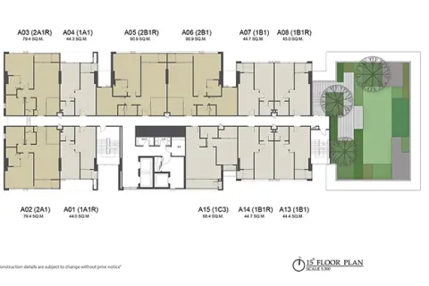 Eigentumswohnung in Khlong Toei, Bangkok, Thailand, 2 Schlafzimmer № 217606 - Foto 19