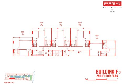 Кондоминиум с 2 спальнями в Хуа Хине, Таиланд № 166039 - фото 17
