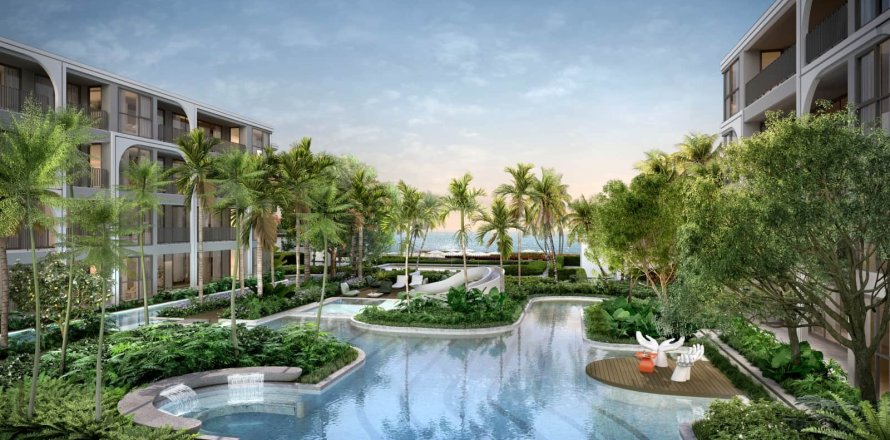 Condo à Hua Hin, Thaïlande, 2 chambres  № 166038