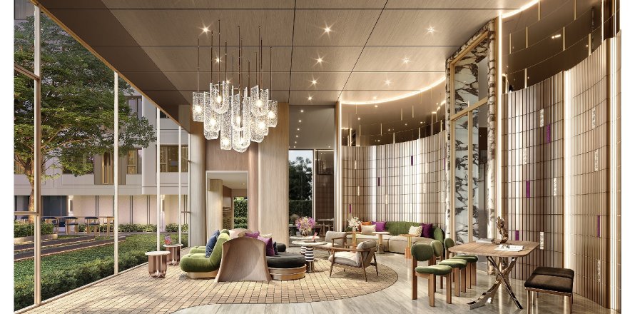 Condo à Bangkok, Thaïlande, 2 chambres  № 165090