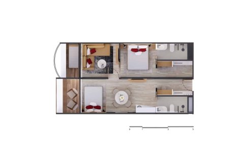 Appartement à Pattaya, Thaïlande 2 chambres № 166523 - photo 15